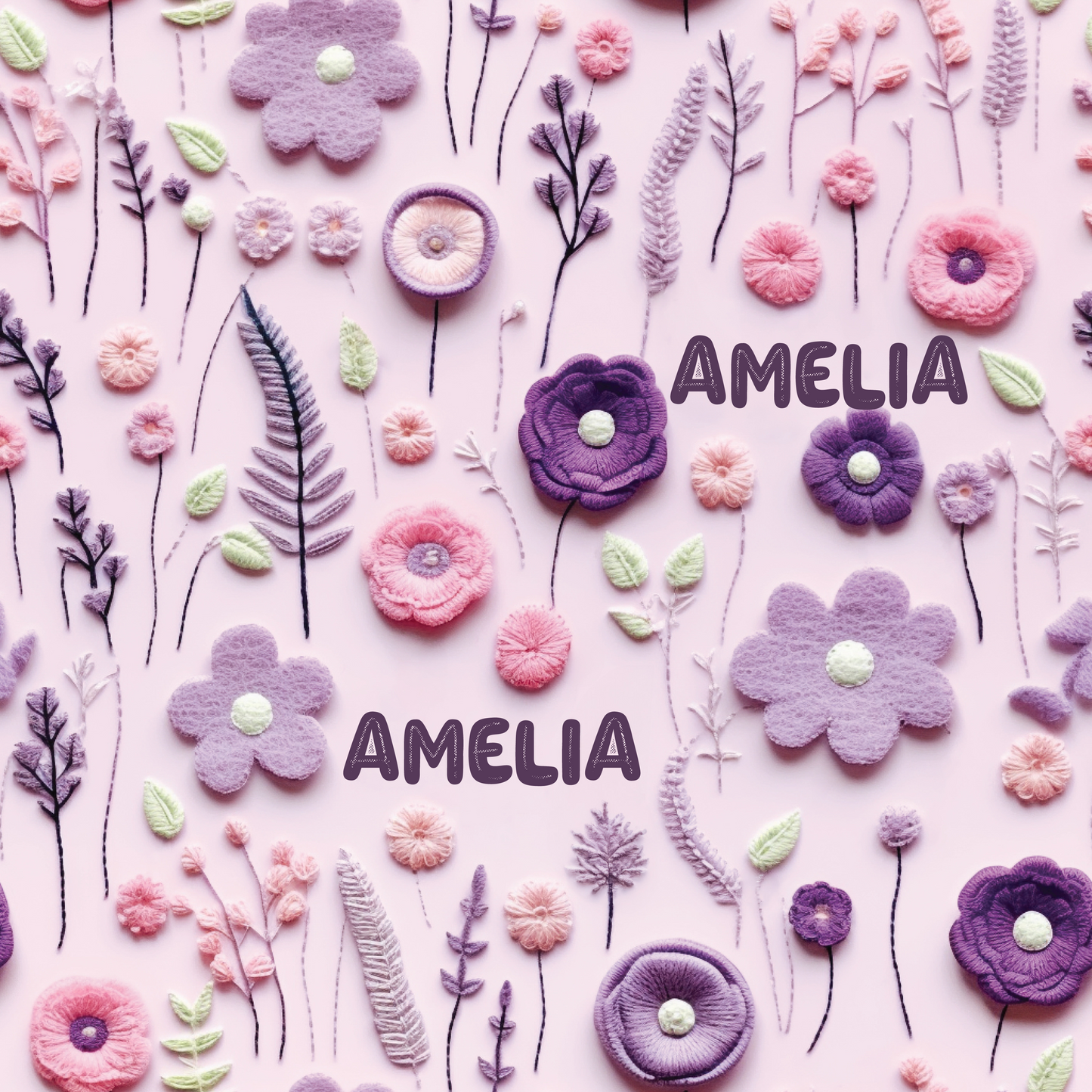 Customized name blankets