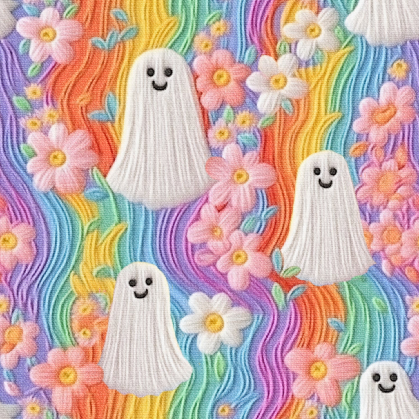 Embroidery ghosts