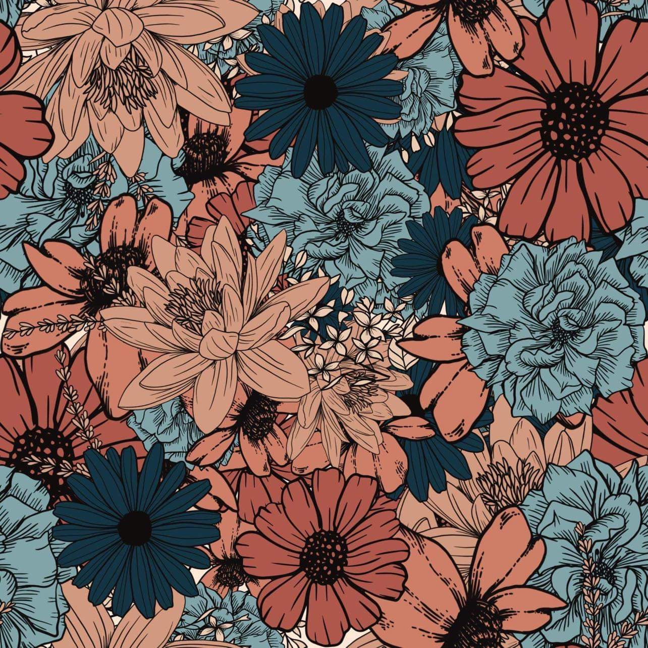 Rust floral