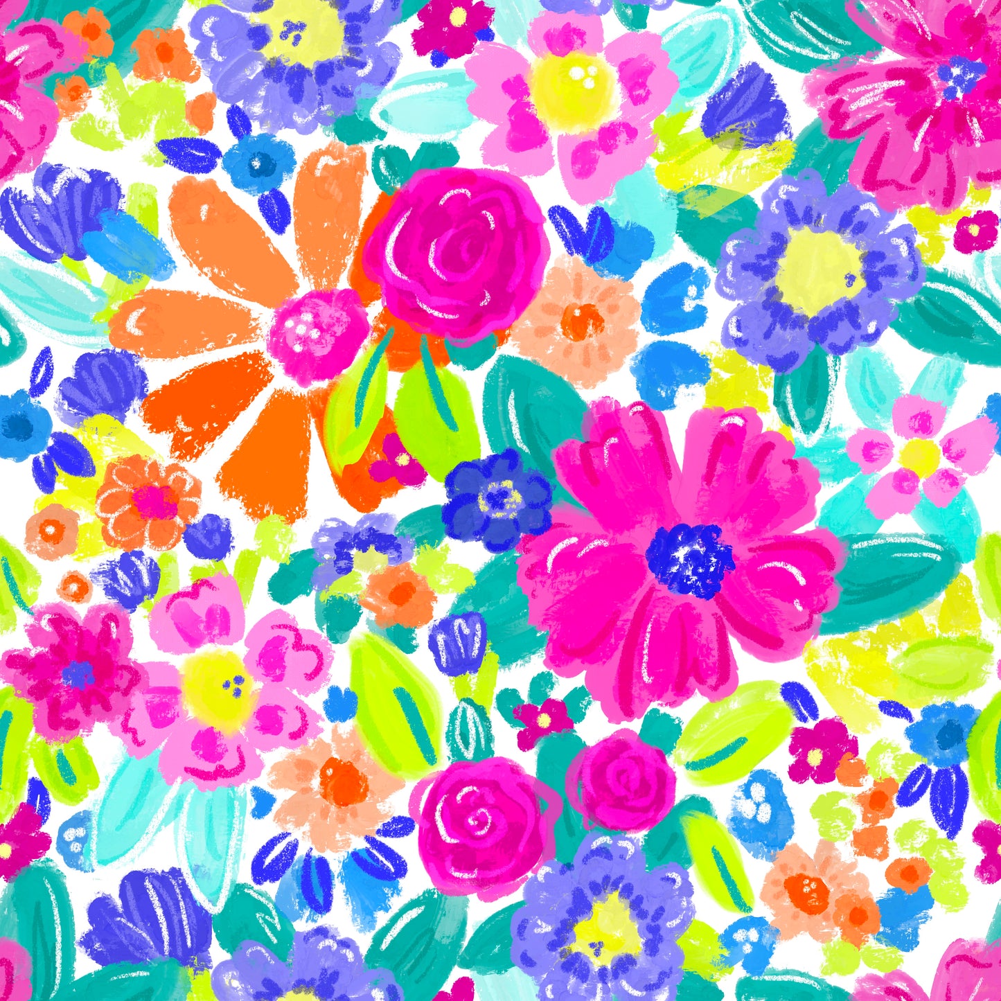 Bright summer floral